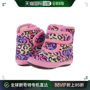 香港直邮潮奢bogs女童elliotiineo豹纹靴子(婴儿学步婴童)