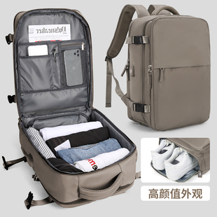 旅行背包男士双肩包女2023大容量短途轻便旅游包男款行李包袋