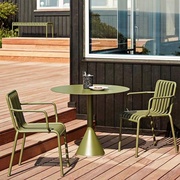 北欧花园庭院桌椅露天阳台别墅户外小圆桌防水防晒室外餐桌椅组合
