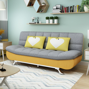 两用沙发床，可折叠简约现代客厅小户型双人多功能，1.8米出租房布艺