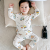 儿童睡衣夏季婴儿宝宝超薄款，内衣套装竹纤维男女童空调服长袖秋衣
