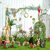幼儿园环境微景观布置材料庭院装饰花园自然角创意森系田园兔摆设