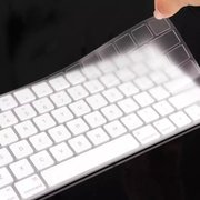 适用imac苹果一体机蓝牙，无线键盘硅胶透明保护贴膜tpu批发