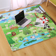 卡通地毯爬行垫拼图地垫宝宝60x60铺地卧室儿童泡沫垫子拼接加厚
