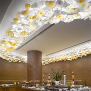 非标工程酒店大堂吊灯大造型灯具个性高透玻璃设计会所售楼部