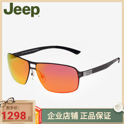 jeep吉普太阳镜时尚男款，偏光太阳眼镜墨镜，女蛤蟆镜彩膜水银t6170