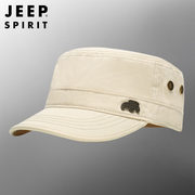 jeep帽子男帽美国高档男士休闲高端品牌，夏季平(夏季平)顶帽