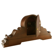 实木钟表欧式座钟台钟客厅音乐报时复古创意桌面摆件大号台式坐钟