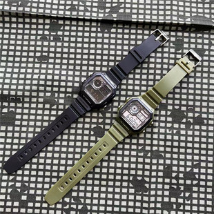 绿色黑色30M-50M防水战术手表电子表夜光显示功能军迷手表配
