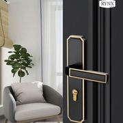 纯铜门锁家用房门锁全铜卧室，门锁木门锁，室内家用锁通用型