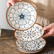 陶瓷深盘4个装高颜值日式餐具菜盘子汤盘碗家用2022碗盘套装