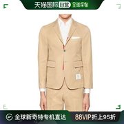 香港直邮THOM BROWNE 男士米色棉质斜纹西服上衣 MJU426A-01568-2