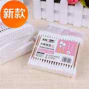 10包装j1000支10包卫生棉签双头木棒杆棉签棉棒实用耳勺