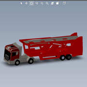 玩具运输卡车设计模型01200529三维图纸（SLDASM文件格式）