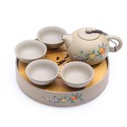 高档唐丰功夫茶具茶杯，套组陶瓷干泡茶盘，便携旅行简约迷你小茶台