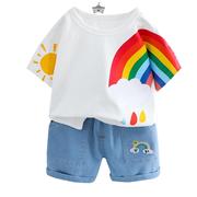 童装男童夏装一岁两岁三四岁宝宝套装婴儿衣服小儿童夏季两件套潮