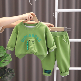 男宝宝秋装套装0—1-3岁网红儿童装洋气4婴儿衣服春秋男小童6个月