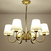 美式客厅吊灯轻著全铜灯欧式灯具，现代简约创意卧室灯餐厅灯饰