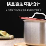 巨博厚底锅奶锅不锈钢商用烘焙西餐电磁炉小汤锅酱汁锅深锅料理锅