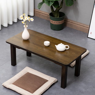 楠竹炕桌飘窗桌床上榻榻米桌子实木小方桌电脑桌小茶几矮桌座地桌