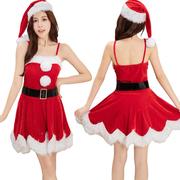 圣诞节服装圣诞节cosplay服装成人，女连衣裙圣诞裙套装