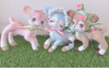 日本本土手工手作作家，小动物羊毛毡兔子毛绒卡通，可爱玩偶限定