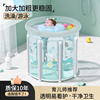 婴儿游泳桶家用宝宝游泳池，新生儿童洗澡桶，可折叠加厚室内充气泳池
