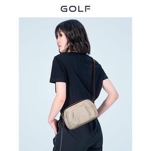 GOLF包包2024帆布时尚斜挎包女士单肩小包夏季休闲百搭手机包