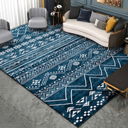 摩洛哥北欧简约地毯客厅，现代沙发茶几地垫房间卧室，床边毯满铺家用