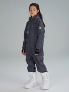 雪怡派23牛仔连体儿童滑雪服套装男女童防水保暖单双板滑雪衣