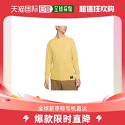 日本直邮日本直邮Nike 纯色品牌Logo套头圆领短袖T恤 男款 黄色