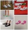品牌换装娃娃配件平底鞋，平脚娃娃鞋子平跟鞋运动鞋，时装鞋凉鞋靴子