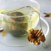 花朵英式金色个性精致泡茶器创意过滤器不锈钢茶漏滤茶器可爱