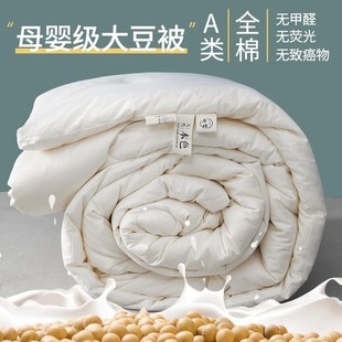 A类原棉母婴级大豆纤维被全棉被芯春秋被冬被加厚棉被空调被学生