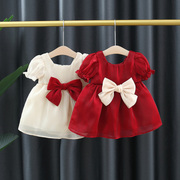 女童短袖连衣裙夏款婴儿童小女孩公主裙子0一1-3岁小童女宝宝夏装
