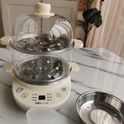Bear/小熊ZDQ-C14Q8蒸蛋器煮蛋器不锈钢家用小型双层定时早餐机