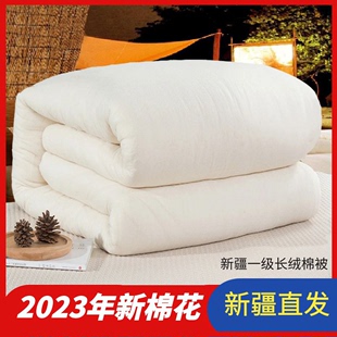 新疆一级长绒棉被纯棉花被子被芯棉絮床垫被褥子全棉加厚冬被