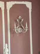 法式水晶壁灯楼梯创意，北欧铁艺卧室床头灯，走廊美式客厅背景墙灯