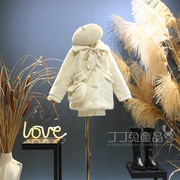 欧美女童装冬季仿水貂毛皮草夹棉外套，韩版中大童时尚公主温暖上衣