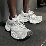 2024巴黎10xl老爹鞋做旧十代男鞋女夏季增高厚底休闲运动鞋潮