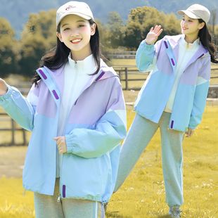 女大童炸街外套春秋装网红炸街12岁13少女孩，15初中学生棒球服风衣