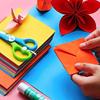折纸彩纸套装幼儿园儿童小学生手工，剪纸彩色制作材料卡纸剪纸书