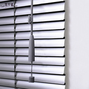 卫生间窗户专用窗帘铝合金百叶，窗帘卷帘亮光，一线通遮光百叶窗办公