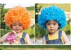 爆炸头假发儿童彩色爆炸幼儿园，装扮小丑头套道具魔术帽子卷毛