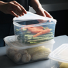 大容量冰箱带盖保鲜盒食物蔬菜水果收纳盒鸡蛋食品冷冻密封塑料盒
