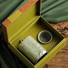2024头采瓷罐加杯绿茶茶叶包装盒空礼盒明前龙井西湖狮峰盒子