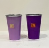 渐变色水杯新加坡2024年同款麦当劳可口可乐联名款变色冷饮杯限量
