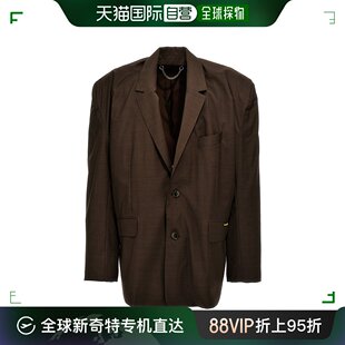 香港直邮martinerose男士，单排扣千鸟格西装外套mrss24325