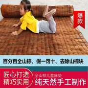 老式天然全山棕床垫，薄款折叠椰棕垫儿童无胶硬手工粽榈垫子定