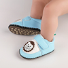 春秋01岁男女宝宝6912个月，婴儿软底防滑学步鞋运动拼色小白鞋